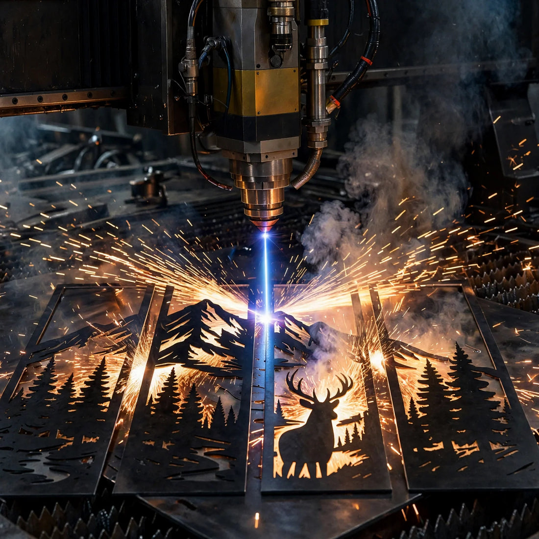 7 Creative Metal Wall Decor Ideas You Can Make With a Laser Cutter