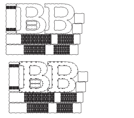 Wooden 3D Letter B CDR DXF SVG EPS AI | CNC & Laser Cut Alphabet Decor | 3D Wooden Letter Digital Cutting File