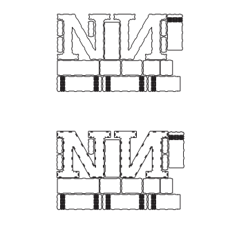 Wooden 3D Letter N CDR File | CNC Woodworking Design | 3D Alphabet Letter Cutting Template