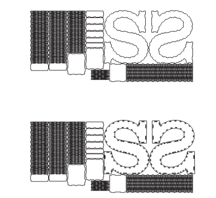 Wooden 3D Letter S CDR File | CNC Woodworking Design | 3D Alphabet Letter Cutting Template
