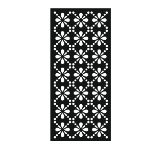 Decorative Panel Pattern CDR File – Decorative CNC & Plasma Cutting Design