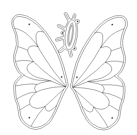 Butterfly Wings Neon Sign DXF, SVG & AI Files – LED Light CNC & Laser Cutting Design