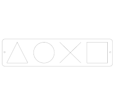 Gaming Symbols Neon Sign DXF, SVG & AI Files – LED Light CNC & Laser Cutting Design