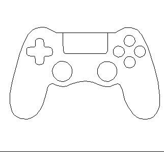 Gaming Controller Neon Sign DXF, SVG & AI Files – Gaming Zone Wall Decor