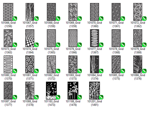 26 Sheet Metal Designs CDR Bundle – Decorative CNC Cutting Files for Gates, Fences, Screens & Metal Panels