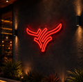 Bull Head Neon Sign DXF, AI, DWG & SVG Files – LED Light CNC & Laser Cutting Design
