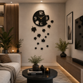 Leaf Wall Clock DXF, AI & SVG | CNC Laser Cut Digital File
