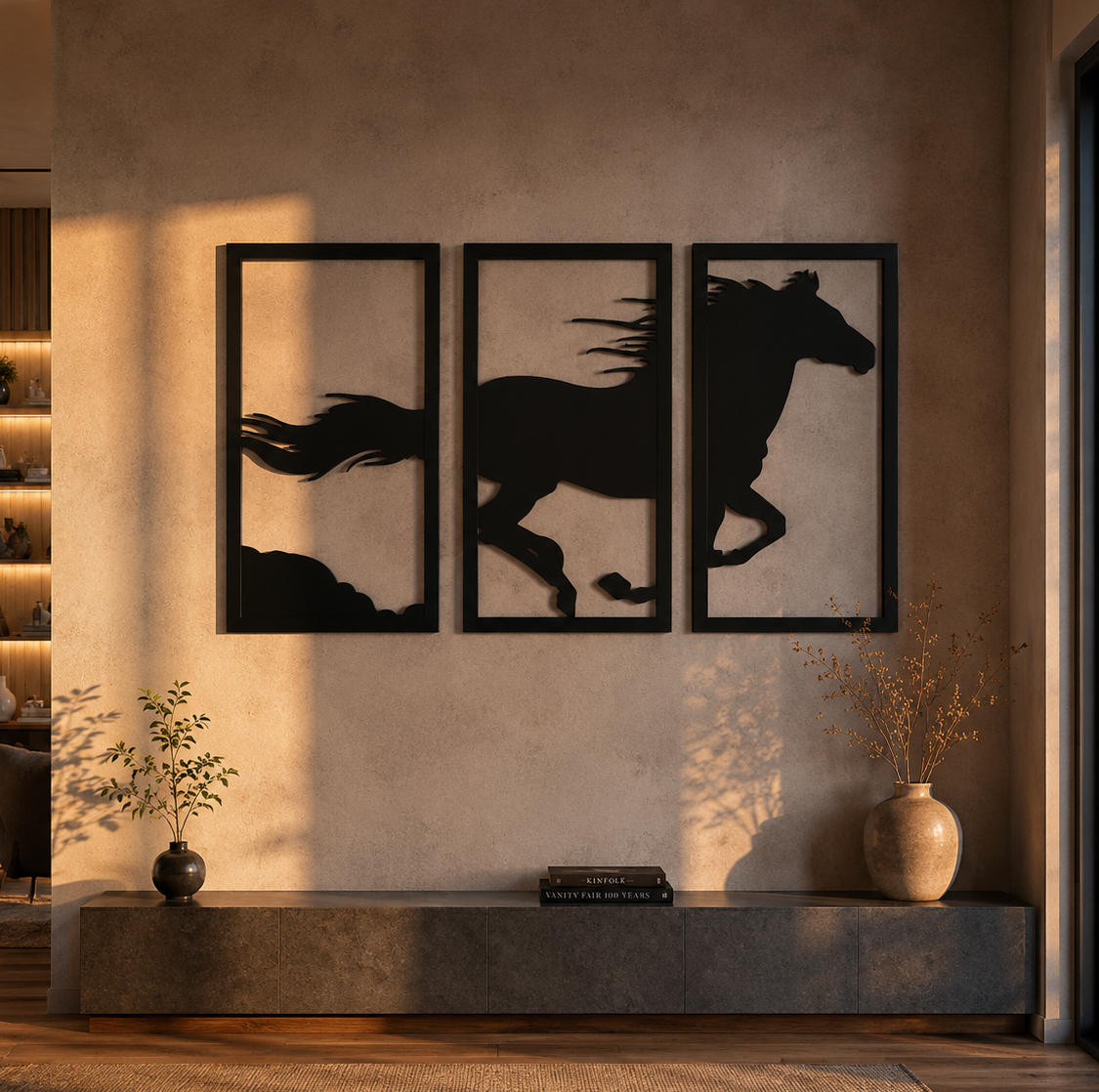 Horse Wall Decor DXF, AI & SVG Files | Wall Art | Wall Decor | CNC & Laser Cut Digital Download