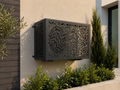 Floral Decorative AC Cover CNC Files | DXF & EPS Digital Download
