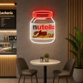 Nutella Neon Sign DXF, SVG & AI Files – LED Light CNC & Laser Cutting Design
