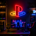 Gaming Neon Sign DXF, SVG & AI Files – LED Light CNC & Laser Cutting Design