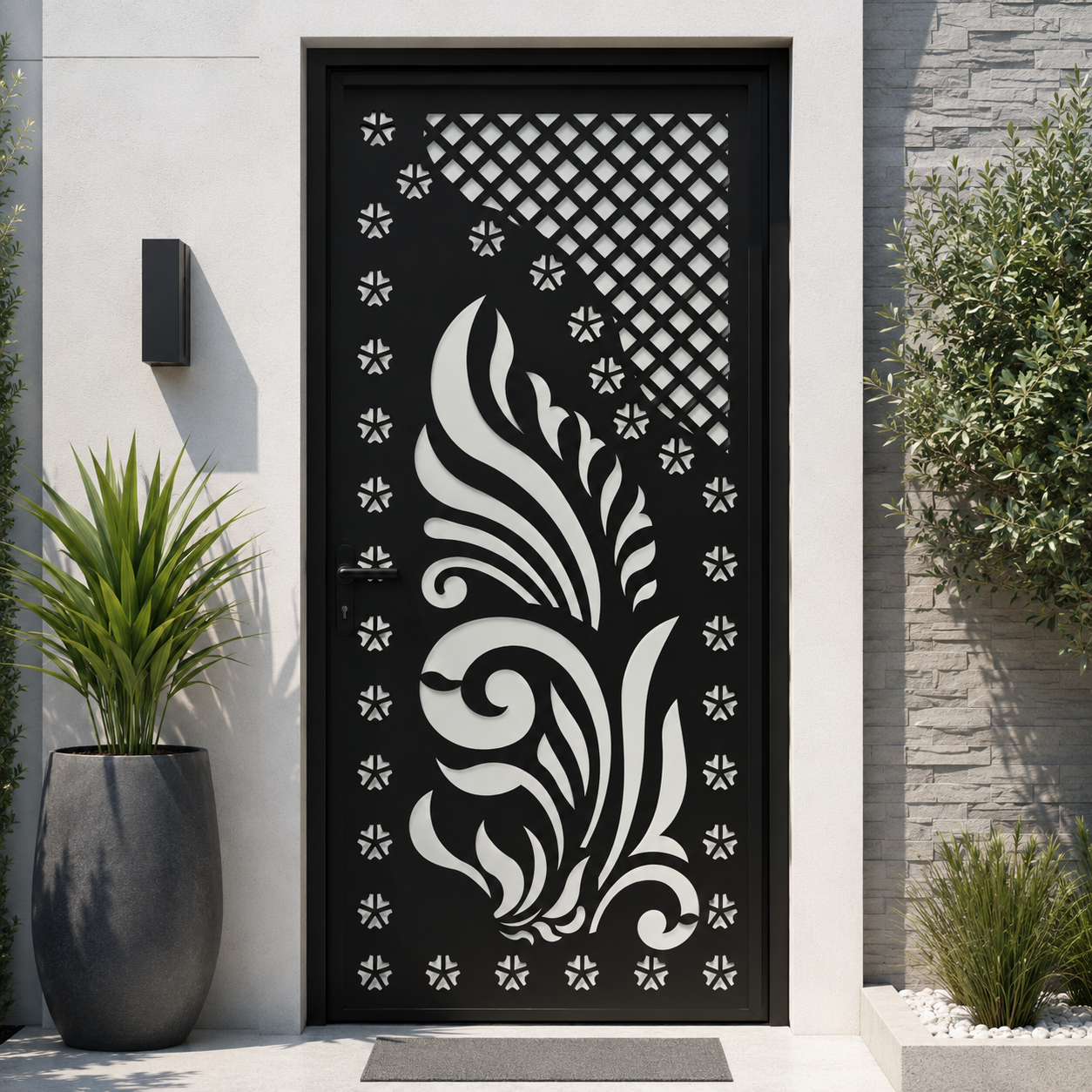Decorative Metal Door DXF, AI, SVG & EPS ready Files | CNC Laser & Plasma Cutting Design