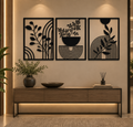 Triple Boho Wall Art DXF, AI & SVG Cutting Files | Wall Decoration | CNC Plasma & Laser Cut Digital Download