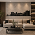 Lyon Skyline Wall Decor DXF EPS | CNC Laser Cut Vector | Digital Download