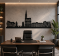 Strasbourg Skyline Wall Decor Cutting File DXF EPS | France City Decor | CNC Laser Cut Vector | Digital Download