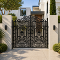 Metal Gate DXF, SVG & AI Files – Ornate Garden Gate CNC & Laser Cutting Design