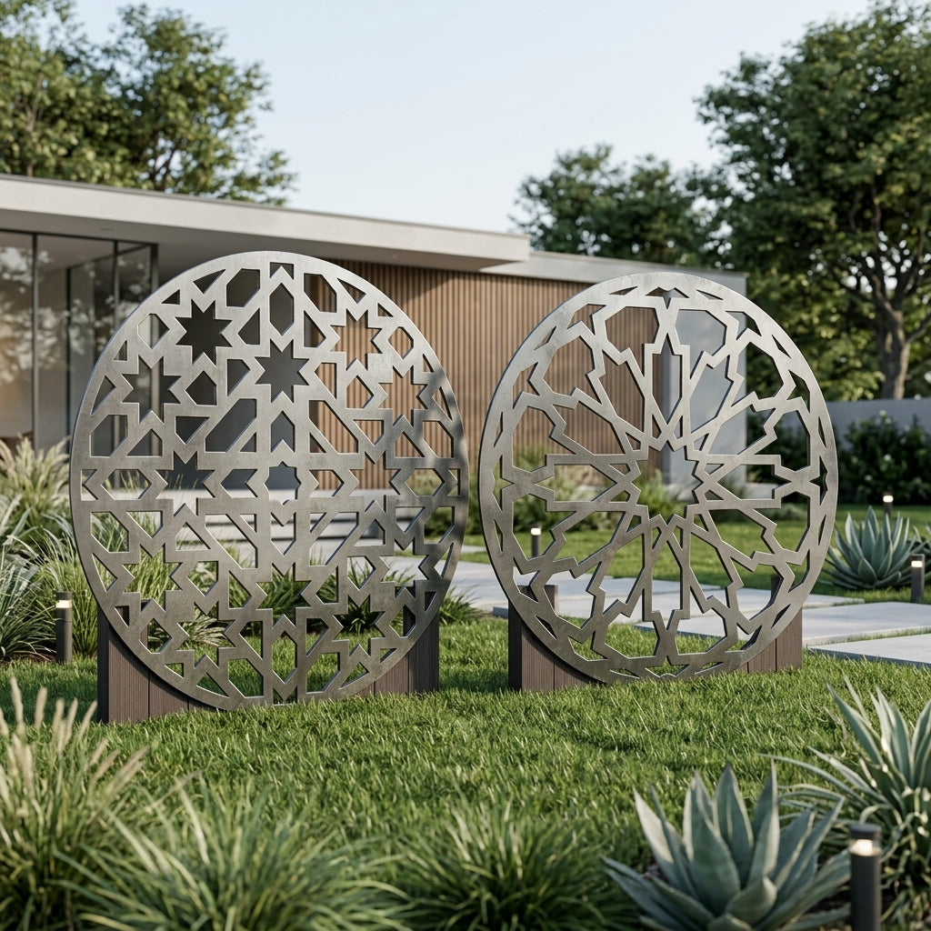 90 Circle Metal Panels CDR Bundle – CNC Ready Designs