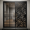 Decorative Metal Door DXF, AI, SVG & EPS Files | CNC Laser & Plasma Cutting Design