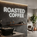 Roasted Coffee Sign DXF, SVG & AI Files – Coffee Shop CNC & Laser Cutting Design