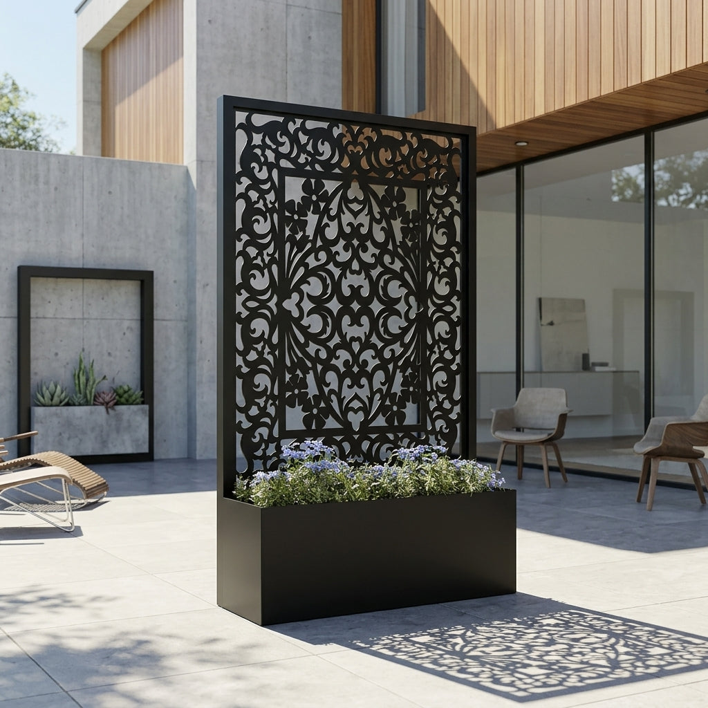 16 Modular Space Divider CDR Files – Decorative CNC & Laser Cut Panel Design