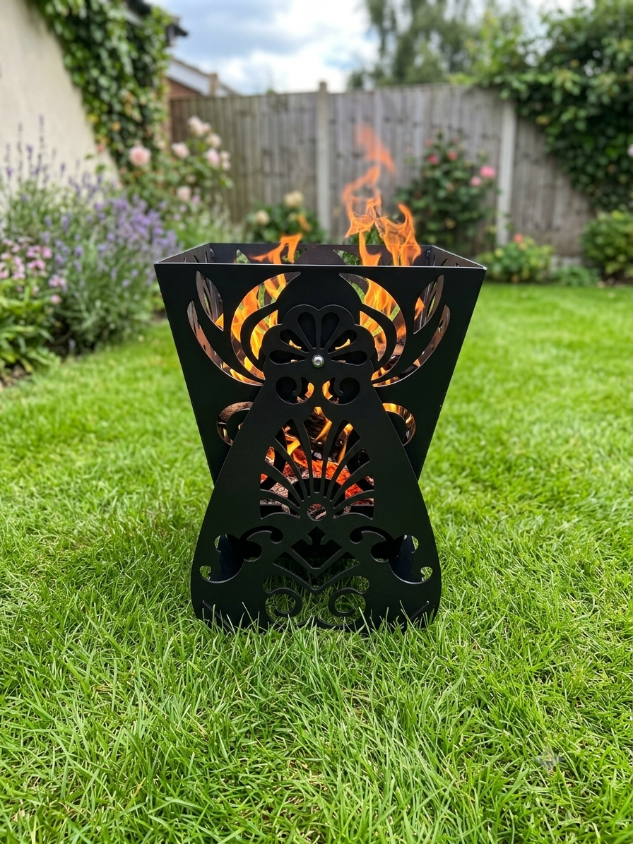 7 Barbecue Fire Pit Cutting Files Bundle| Outdoor Fire Pit CNC Laser Cut File | Grill Pit Digital Design