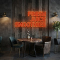 Fresh Juice Smoothies Sign DXF, SVG & AI Files – Neon & LED CNC Laser Cutting Design