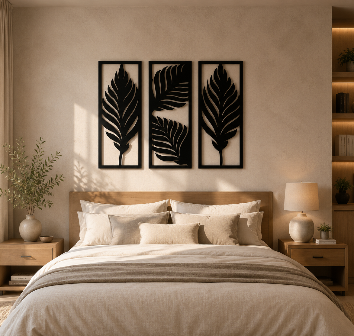 Palm Leaves Wall Decor DXF, AI & SVG Files | Wall Art | CNC Plasma & Laser Cut Digital Download