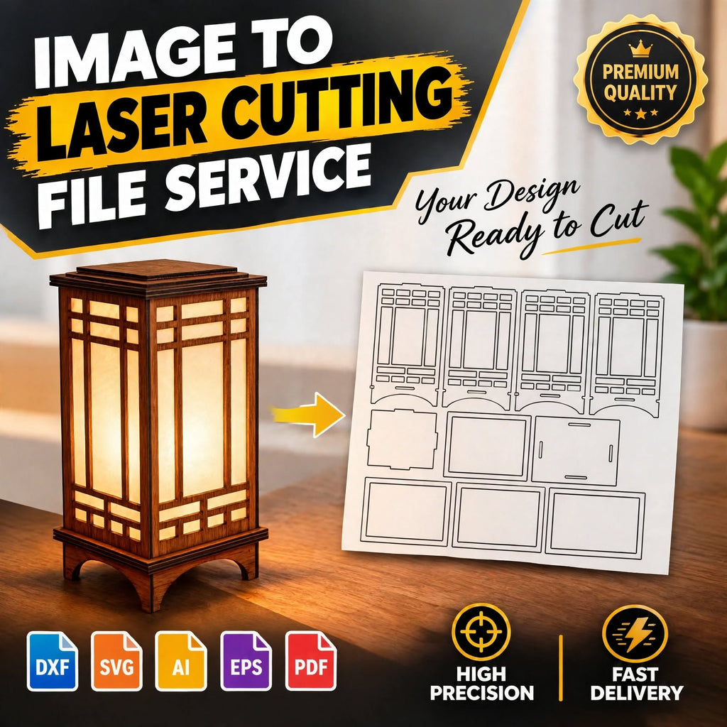 Image to DXF Conversion Service – Professional CNC & Laser Cutting File