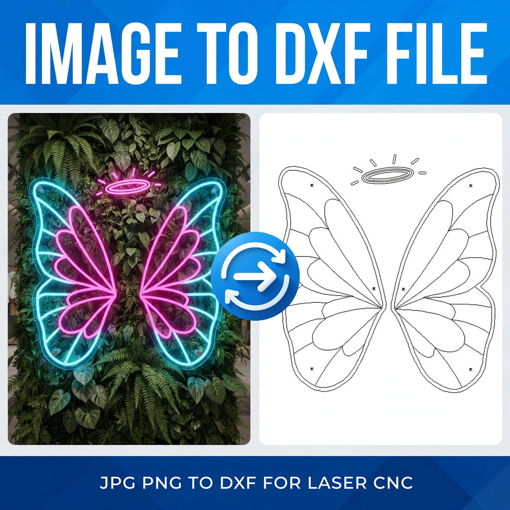Image to DXF Conversion Service – Professional CNC & Laser Cutting File