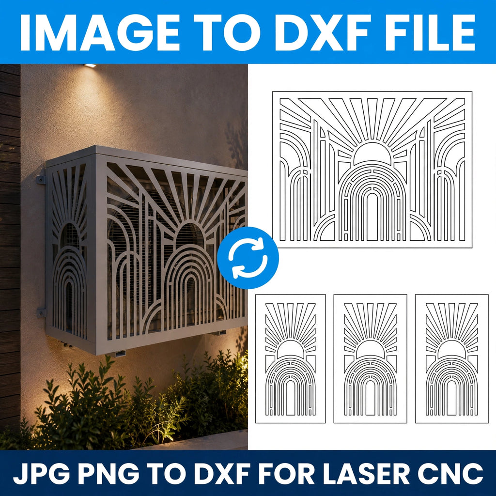 Image to DXF Conversion Service – Professional CNC & Laser Cutting File