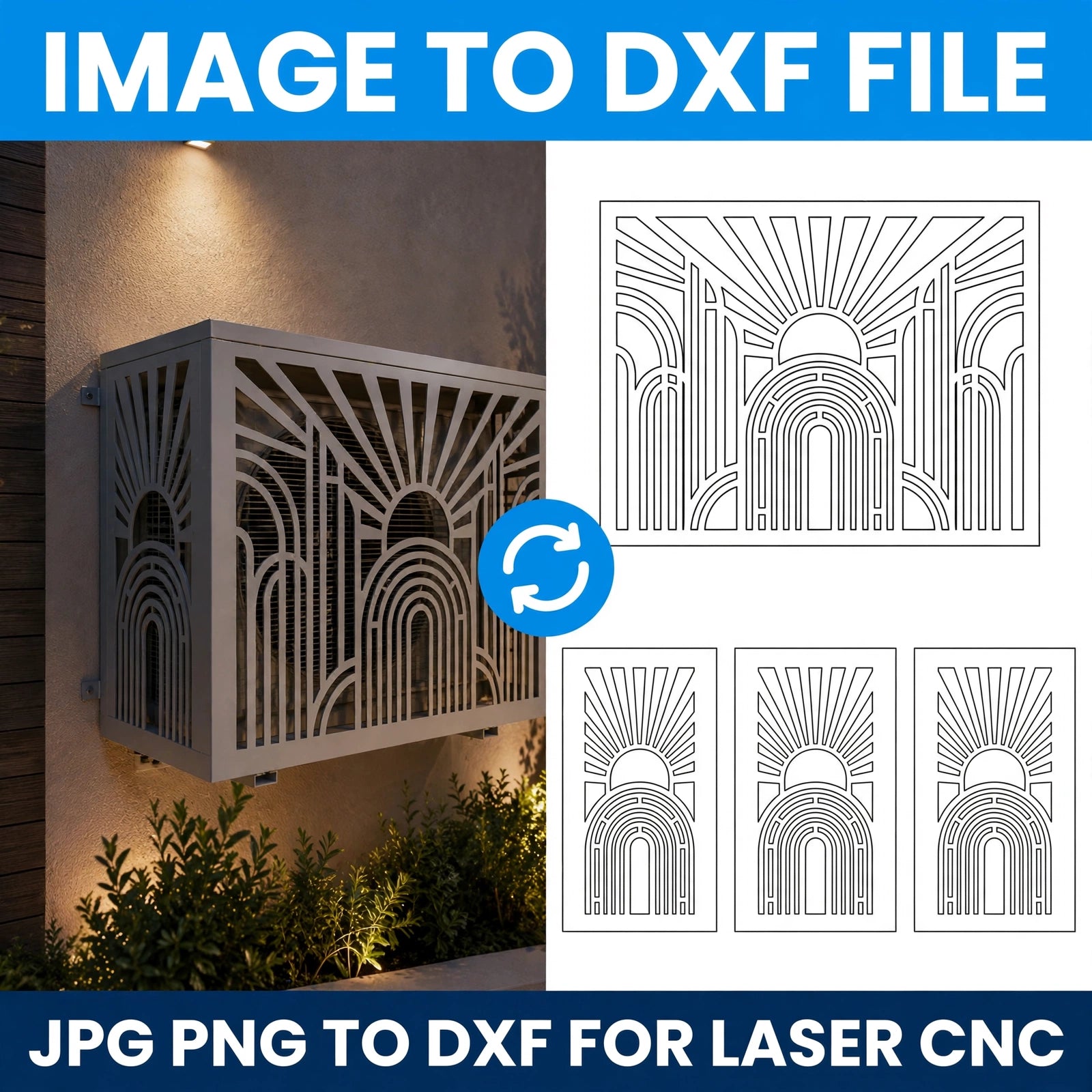 Image to DXF Conversion Service – Professional CNC & Laser Cutting File