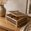 Laser Cut Decorative Wooden Jewelry Box – AI SVG DXF