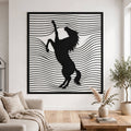 Rearing Horse Wall Decor DXF SVG AI – Horse Metal Wall Art Cutting File