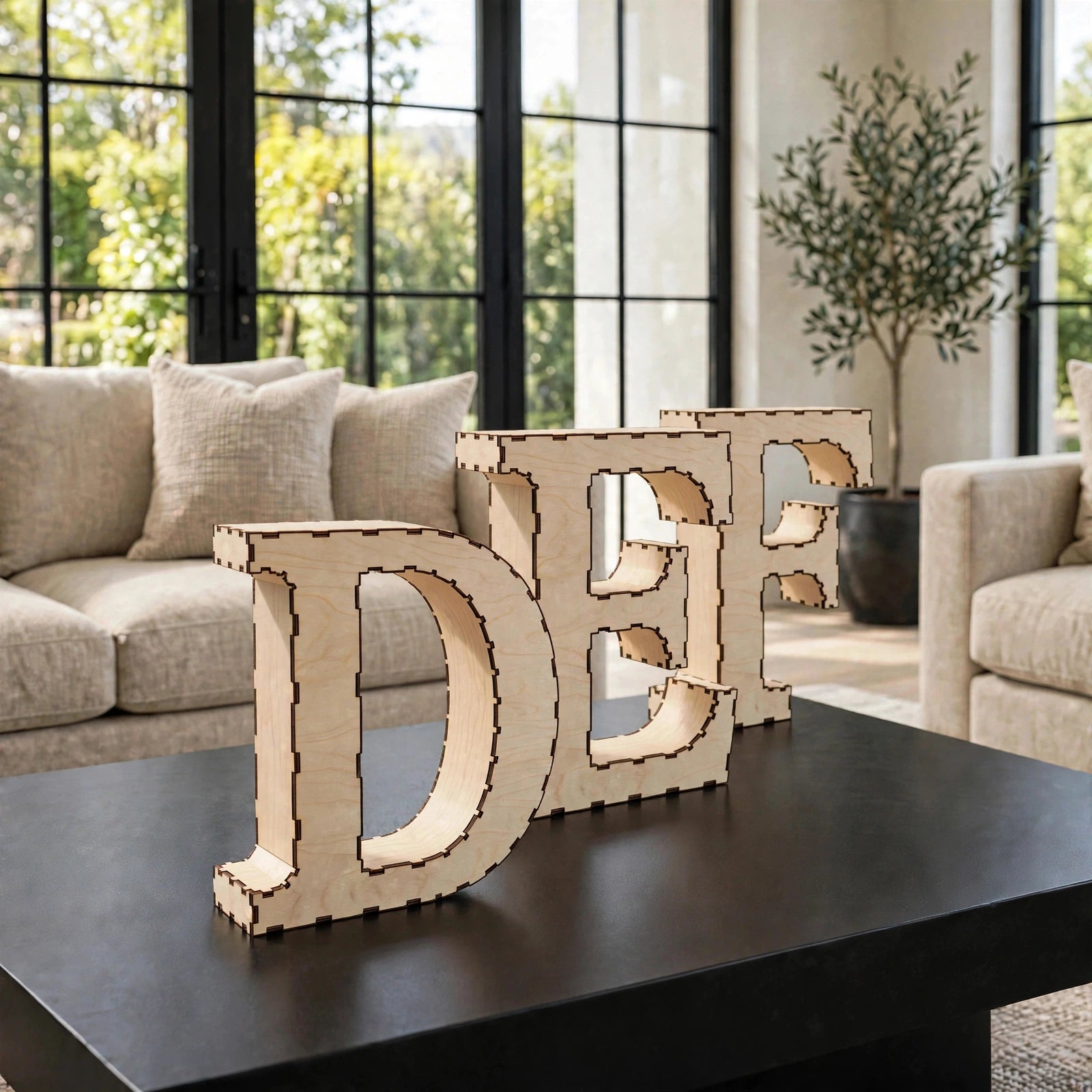 A-Z Alphabet 3D Wooden Letters CDR Bundle | CNC Woodworking Files | 3D Alphabet Letter Cutting Templates